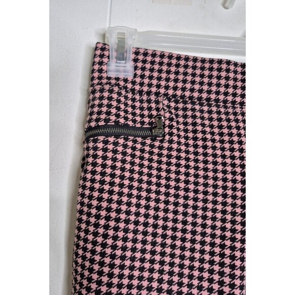 Old Navy High-Waisted Stevie Printed Ponte-Knit Pants Hounds Tooth Pattern Sz M - Picture 2 of 8